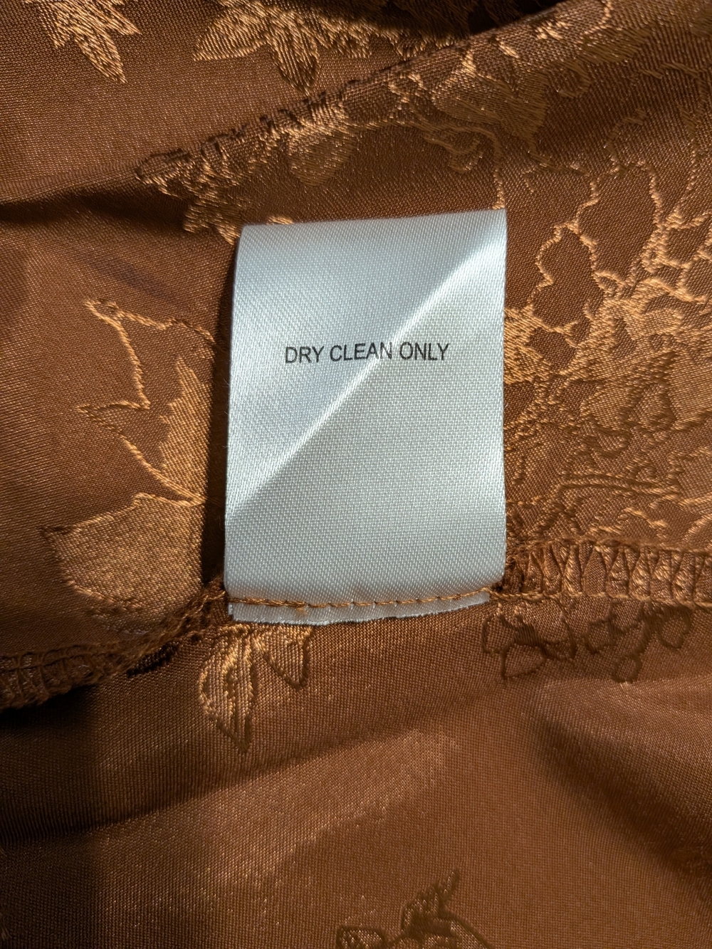 ALTR’D STATE Copper Floral Damask A Line Midi Skirt - Picture 5 of 8